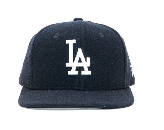 Kšiltovka New Era 9FIFTY Los Angeles Dodgers Original Fit Winter Utility Melton Navy/White Snapback
