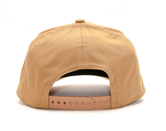 Kšiltovka New Era 9FORTY A-Frame New York Yankees League Essential Wheat/Brown Snapback