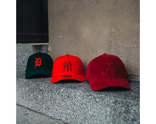 Kšiltovka New Era 9FORTY A-Frame New York Yankees League Essential Orange Snapback