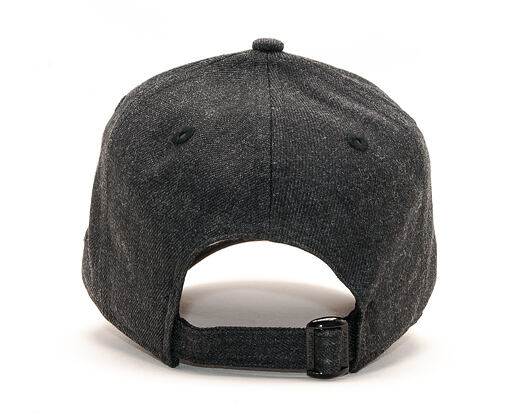 Kšiltovka New Era 9FORTY New York Yankees Heather Essential Black Strapback