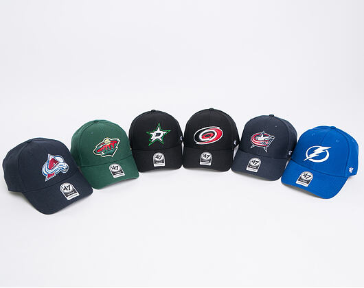 Kšiltovka 47 Brand Minnesota Wild MVP Dark Green Strapback