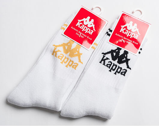 Ponožky Kappa Authentic Aster White/Gold