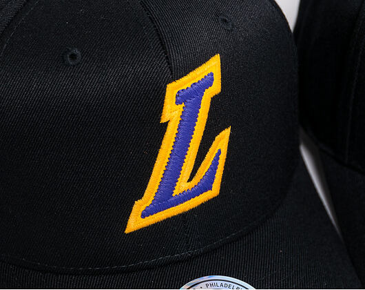 Kšiltovka Mitchell & Ness Los Angeles Lakers Hardwood Classic Freshman 110 Curved Black Snapback