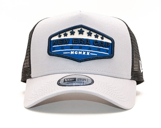 Kšiltovka New Era 9FORTY A-Frame Trucker Patch Gray/Black/Navy Snapback