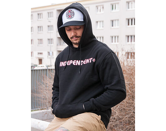 Mikina Independent Bar Cross Hoody Black