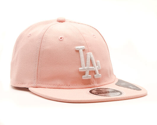 Kšiltovka New Era 9TWENTY Los Angeles Dodgers Packable Pink/White Strapback