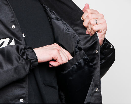 Bunda New Era Oakland Raiders Satin Coaches Jacket Black