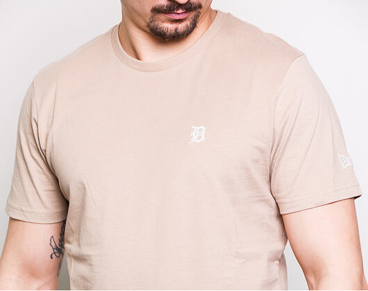 Triko New Era Detroit Tigers Pastel Mini Logo Tee Camel