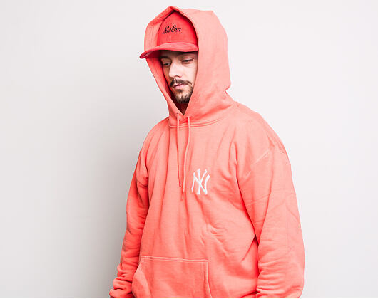 Mikina New Era New York Yankees Hoody Pastel Orange