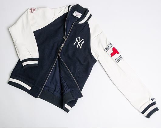 Bunda New Era New York Yankees Raglan Varsity Jacket Navy/White