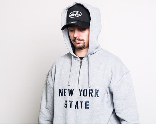 Mikina New Era New York State Hoody Light Grey Heather