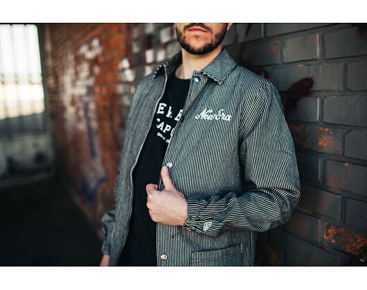 Bunda New Era Hickory Coaches Jacket Navy/White