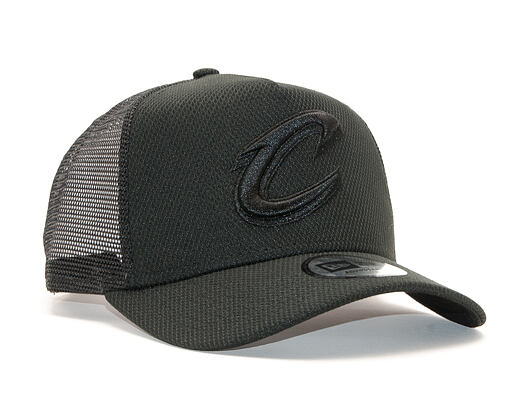 Kšiltovka New Era 9FORTY A-Frame Trucker Cleveland Cavaliers Diamond Era Black/Black Snapback