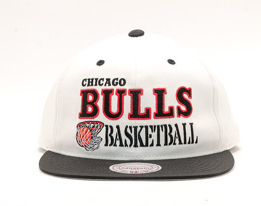 Kšiltovka Mitchell & Ness Chicago Bulls Dunk Off White Snapback