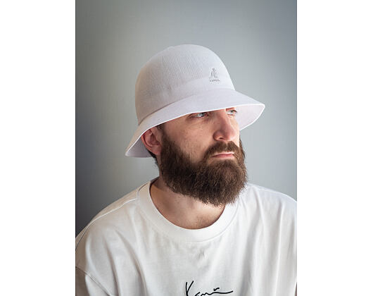 Klobouk Kangol Tropic Casual White