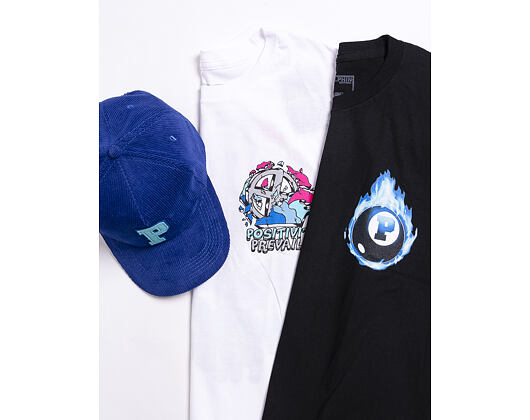 Triko Pink Dolphin Positivity Prevails Tee White PS11911PPWH