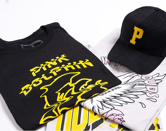 Kšiltovka Pink Dolphin Curduroy P Hat Black Snapback