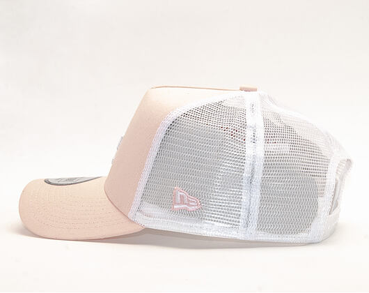 Kšiltovka New Era 9FORTY A-Frame Trucker Los Angeles Dodgers League Essential Pink/White