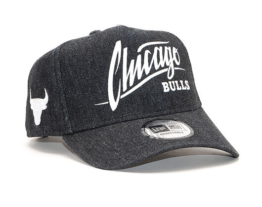 Kšiltovka New Era 9FORTY A-Frame Chicago Bulls Denim Black