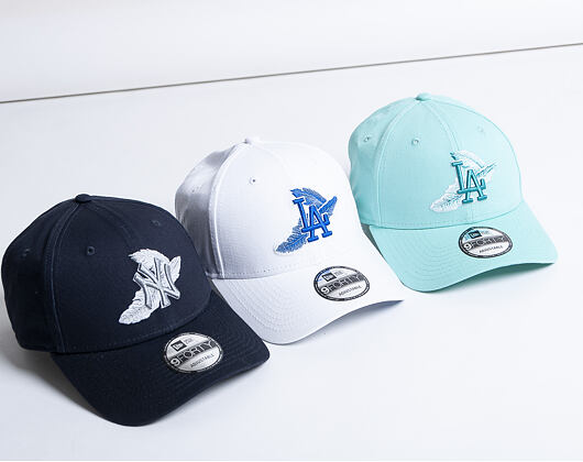 Kšiltovka New Era 9FORTY Los Angeles Dodgers Light Weight White