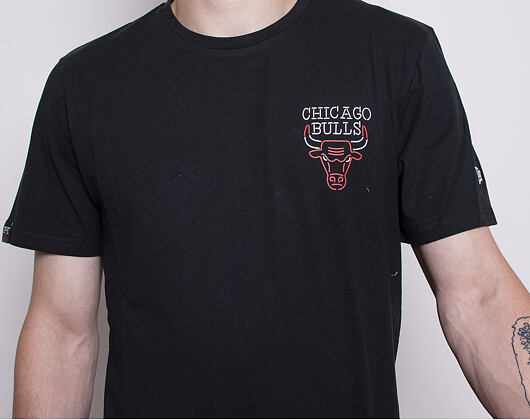 Triko New Era Chicago Bulls Neon Lights Black