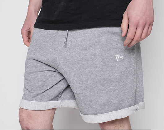 Kraťasy New Era Essential Shorts Light Gray Heather