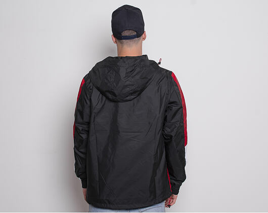 Bunda New Era Contemporary Windbreaker Black/White/Scarlet