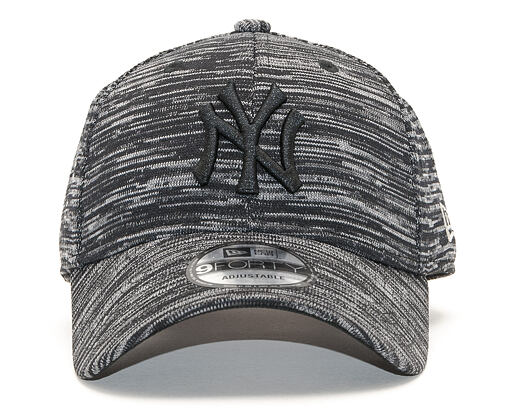 Kšiltovka New Era 9FORTY New York Yankees Engineered Fit Black/Gray/Grey Heather