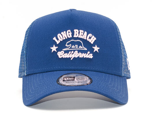 Kšiltovka New Era 9FORTY A-Frame Trucker Long Beach Indigo Dark Blue/Pink