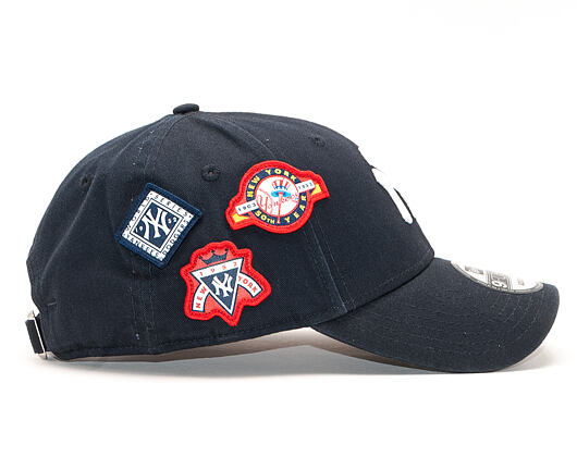 Kšiltovka New Era 9FORTY New York Yankees Cooperstown Patched Navy