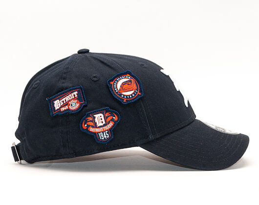 Kšiltovka New Era 9FORTY Detroit Tigers Cooperstown Patched Navy