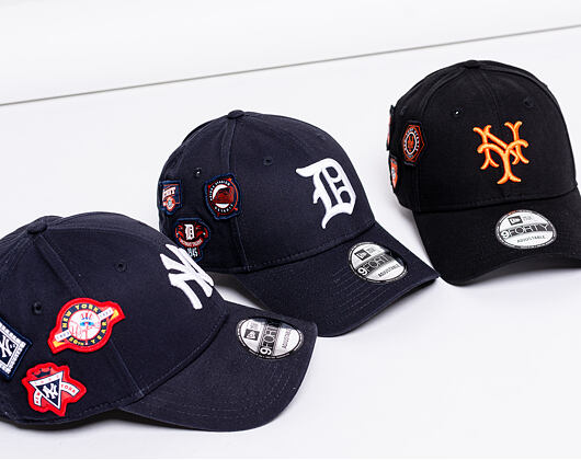 Kšiltovka New Era 9FORTY New York Giants Cooperstown Patched Black
