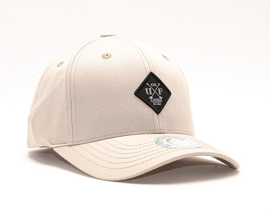 Kšiltovka UPFRONT Nobel Baseball Crown 2 Light Khaki Strapback