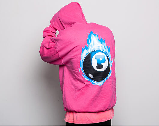 Mikina Pink Dolphin 8Ball Flame Pink