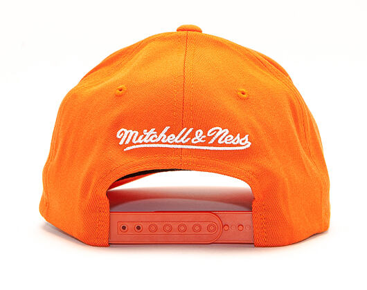 Kšiltovka Mitchell & Ness Pinscript High Crown 110 Flex-Snap Candy Orange Snapback