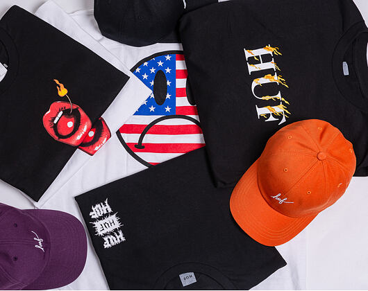 Triko HUF Crust H Black