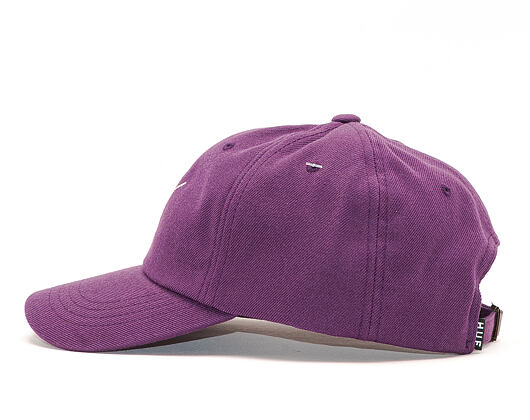Kšiltovka HUF Script CV 6 Panel Purple Velvet