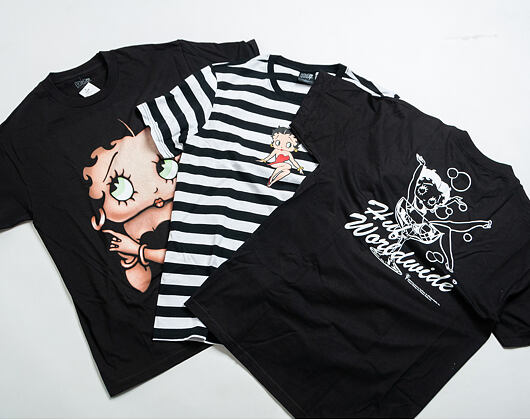 Triko HUF Betty Boop Cigar Club T-Shirt - Black