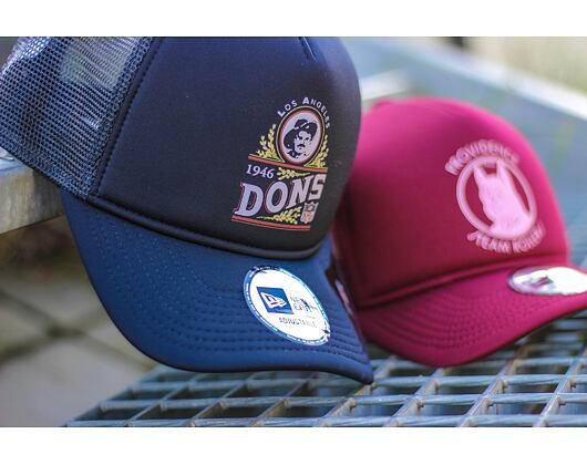 Kšiltovka New Era 9FORTY Trucker Historic Los Angeles Dons Navy Snapback