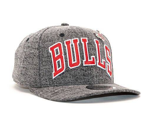 Kšiltovka New Era 9FIFTY Denim Chicago Bulls Black / Team Color Snapback