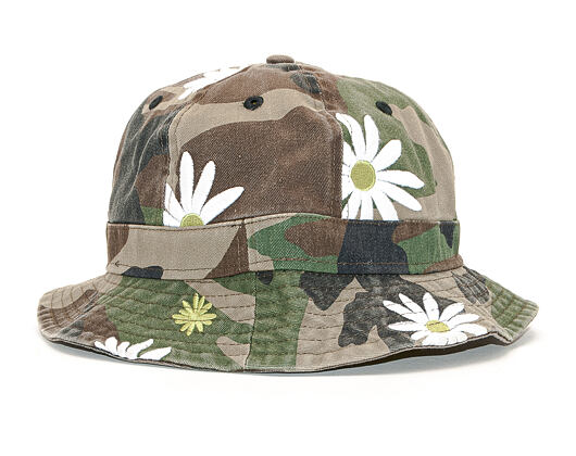 Klobouk New Era Military Bucket Flower Explorer Woodland Camo