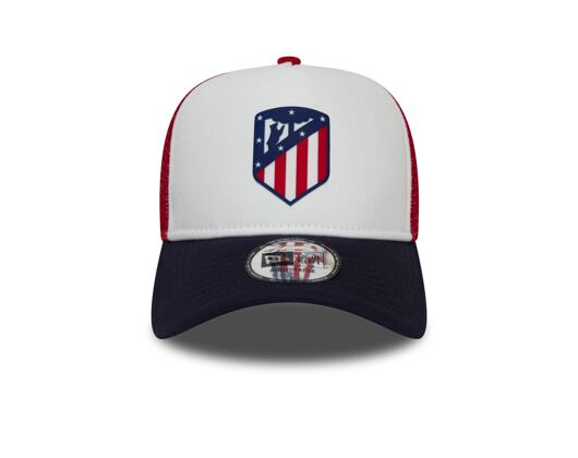 Kšiltovka New Era 9FORTY A-Frame Trucker Athletico Madrid Foam Filled White