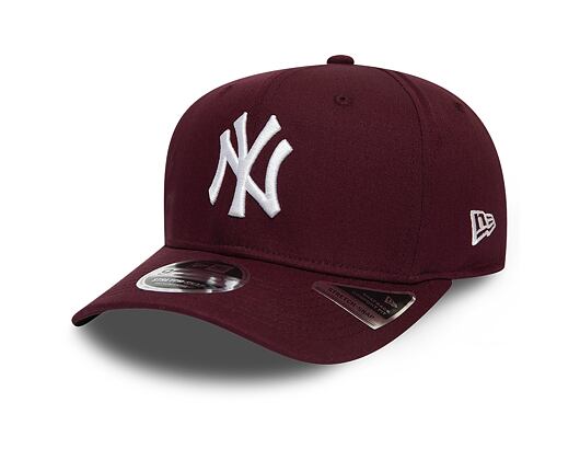 Kšiltovka New Era 9FIFTY New York Yankees Stretch Snap Tonal Maroon/White