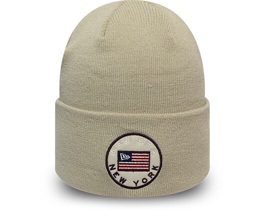 Kulich New Era Flagged Out Cuff Knit Stone