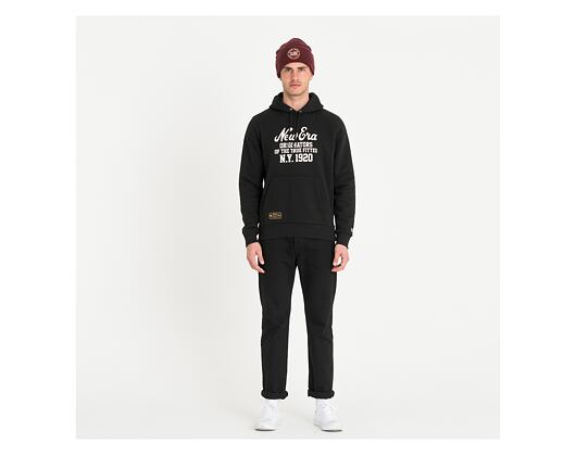Mikina New Era Heritage Established Hoody Black