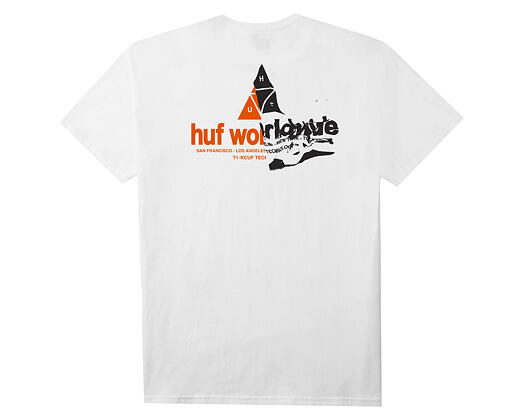 Triko HUF Giga Melt Tee White