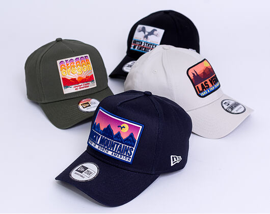 Kšiltovka New Era 9FORTY A-Frame Patch New Olive