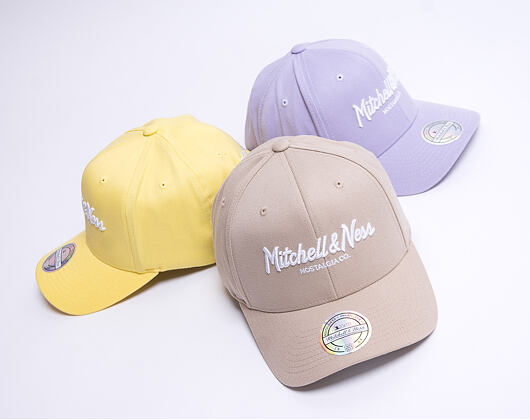 Kšiltovka Mitchell & Ness 230 Pinscript Passtele Yellow 110