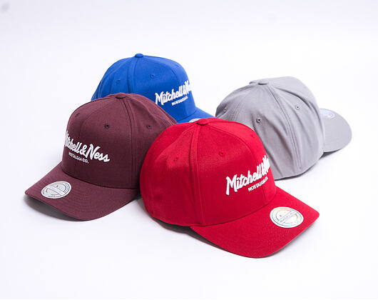 Kšiltovka Mitchell & Ness 230 Pinscript Burgundy