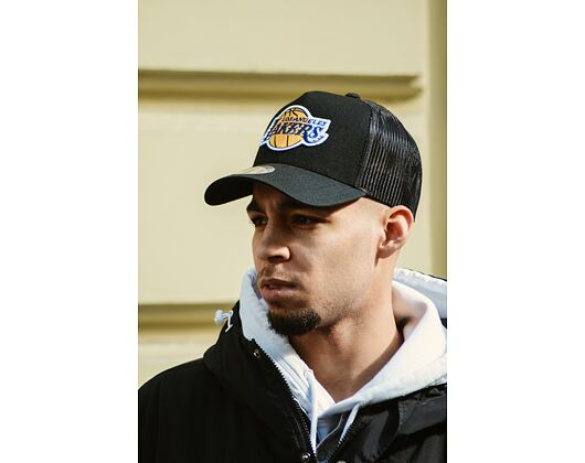 Kšiltovka Mitchell & Ness Los Angeles Lakers 602 Team Logo Classic Trucker
